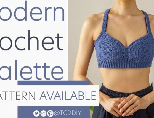 Modern Crochet Bralette | Pattern & Tutorial DIY