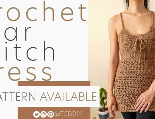 Crochet Star Stitch Dress | Pattern & Tutorial DIY