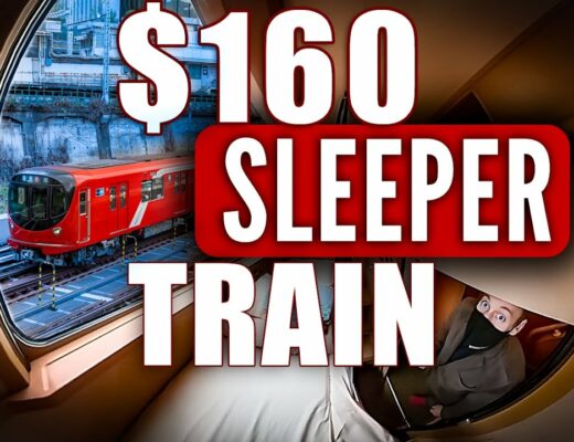 Japan's SLEEPER Train 😴 $160 Private Room on Sunrise Express
