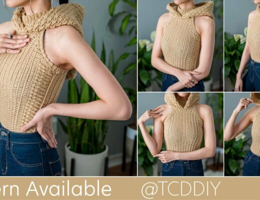 How to Crochet: Hoodie Vest | Pattern & Tutorial DIY
