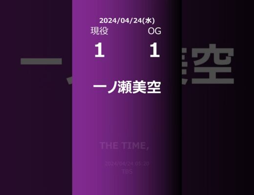 【明日の乃木坂】現役・OG 2024/04/24 #shorts #乃木坂46 【番組出演】
